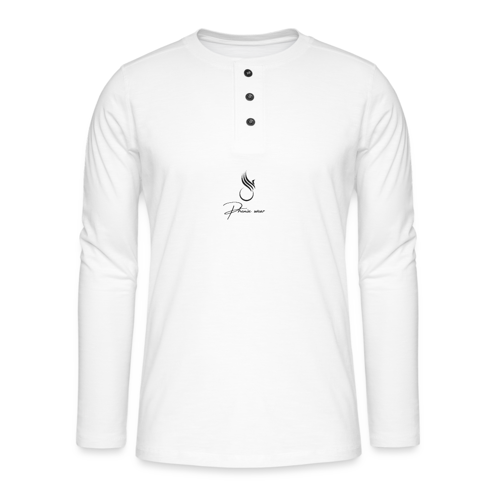 Phénix Wear T-shirt manche longue Bouton - blanc