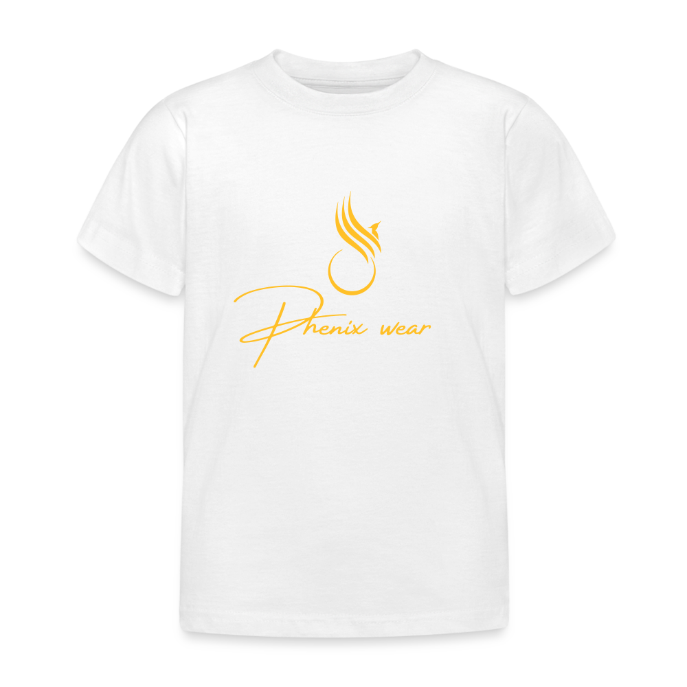 T-shirt Enfant Grand Phénix Wear Jaune - blanc
